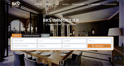 Desktop Screenshot of bks-immobilier.com